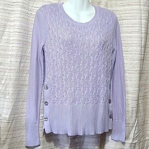 ANN TAYLOR FACTORY SWEATER Size Small Lavender Purple color